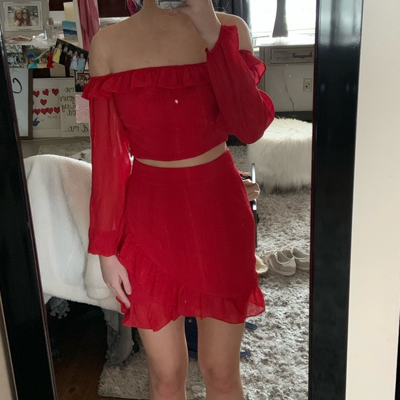 Revolve 2 Piece Dress - XS - Picture 2 of 3